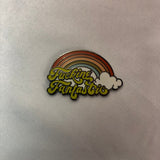 F*cking Fantastic Retro Rainbow Needle Minder - Sarcastic enamel magnetic needle holder - Vintage Snarky F Word Needleminder