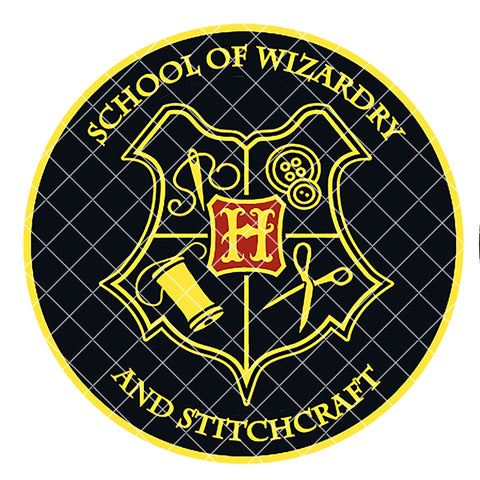 School of Wizardry and Stitchcraft Crest SVG/PNG/EPS/JPG File