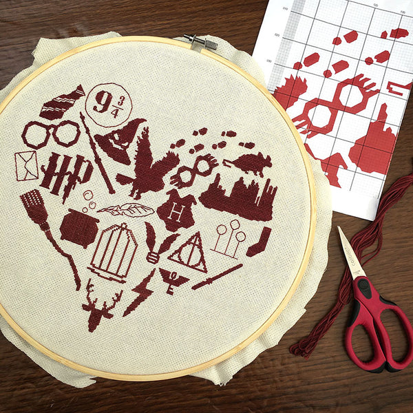 Harry Potter Sampler Cross Stitch PDF Pattern
