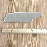 Stitchable Wooden US States Silhouette