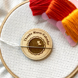 Burnt Pie "Thank Marie Calendar"  Needle minder | Snarky Meme Magnetic Wood Needleminder