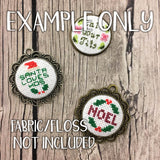 Cross Stitch or Embroidery Pendant Blanks (Set of 3)