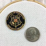 School of Wizardry and Stitchcraft : Wizard School Needle Minder or Magnet