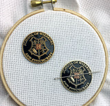 School of Wizardry and Stitchcraft : Wizard School Needle Minder or Magnet