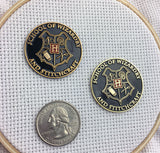 School of Wizardry and Stitchcraft : Wizard School Needle Minder or Magnet