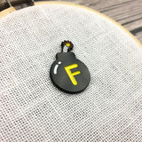 F-bomb Enamel Needle Minder or Fridge Magnet **EXCLUSIVE**