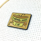 "I solemnly swear a lot" Wizarding Map Needle Minder or Magnet