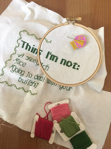 "Things I'm Not" Cross Stitch Pattern (Pattern Only)