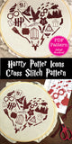 Wizarding Icons Heart Cross Stitch Pattern