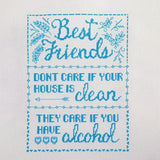 Best Friends Funny Cross Stitch Pattern