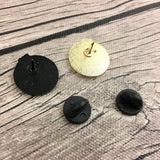 Soft Enamel "I Never Finish Anything" Pin | Sarcastic Embroidery Hoop UFO WIP Cross Stitch Lapel Pin, Brooch or Badge. Great gift idea!