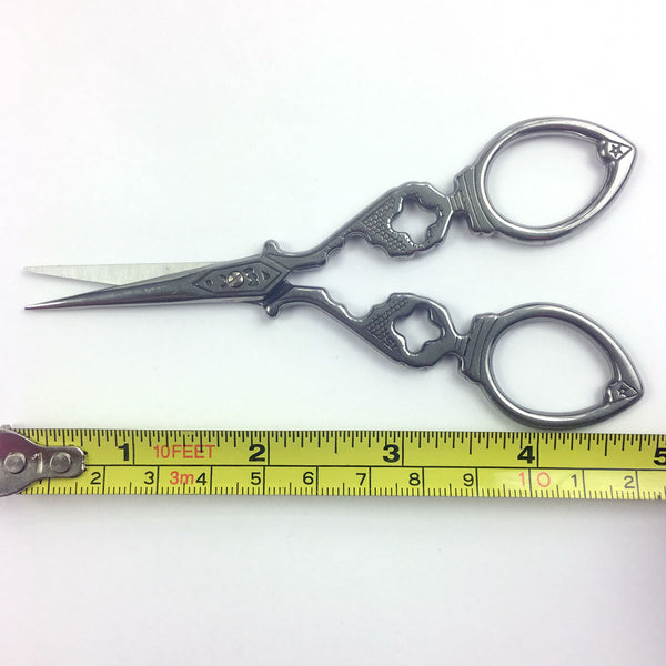 Iridescent Guitar Embroidery Scissors- Extra sharp fine tip