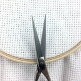 Gilded Compact Travel Size Embroidery Scissors