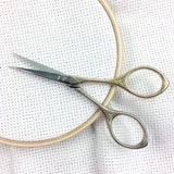 Gilded Compact Travel Size Embroidery Scissors