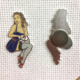Stitching Vintage Pinup Needle Minder