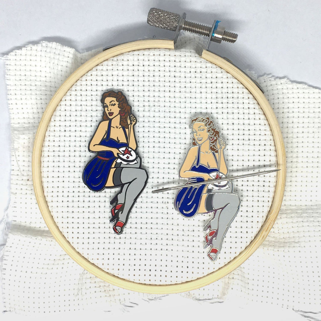 Stitching Vintage Pinup Needle Minder