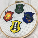 School of Stitchcraft Hogwarts House Animals Enamel Needle Minders
