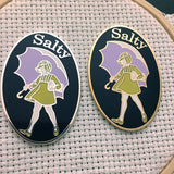 Salty Girl Needle Minder or Lapel Pin