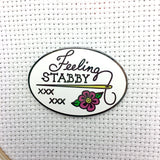 Feeling Stabby Enamel Needle Minder
