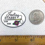 Feeling Stabby Enamel Needle Minder