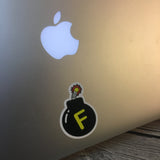 F-Bomb Laptop Flask Stickers