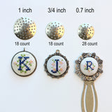 Cross Stitch Alphabet Monogram Letters - Floral Vine Wrapped Lettering