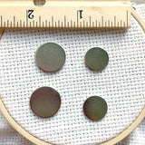 Replacement Needle Minder Backer Discs - Set of Four | Unbreakable Magnetic Steel Needleminder Holder | Metal Washers for Needle Nanny