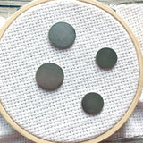 Replacement Needle Minder Backer Discs - Set of Four | Unbreakable Magnetic Steel Needleminder Holder | Metal Washers for Needle Nanny