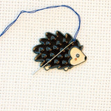 Crafty Woodland Creatures Needle Minders | Cute Stitching Hedgehog, Owl, Fox Needle Nanny | Cross Stitch or Embroidery Needle Holder Magnet