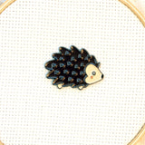 Crafty Woodland Creatures Needle Minders | Cute Stitching Hedgehog, Owl, Fox Needle Nanny | Cross Stitch or Embroidery Needle Holder Magnet