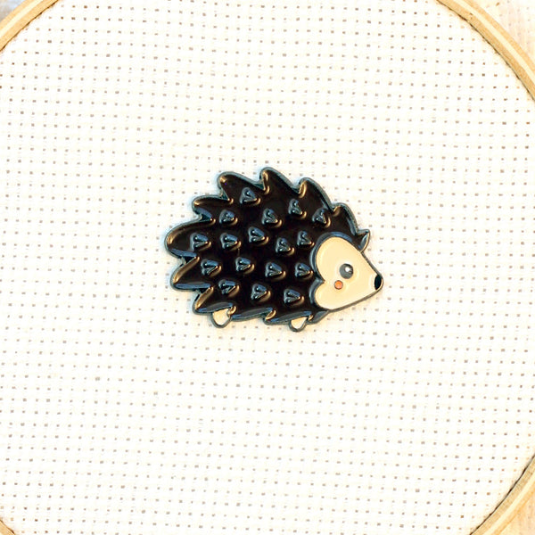 Hedgehog Needle Minder  Caterpillar Cross Stitch