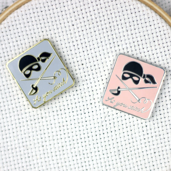 I Stitch Past My Bedtime Magnetic Enamel Needle Minder – Snarky