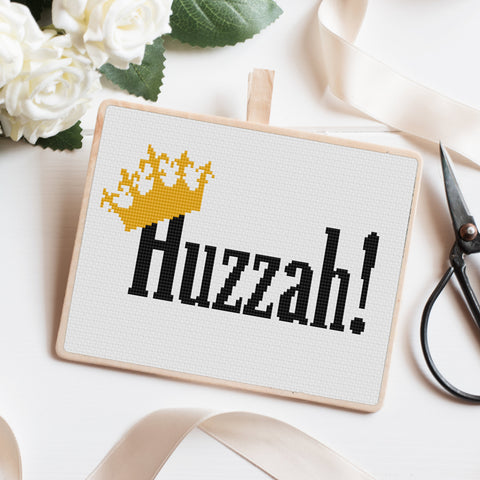A Royal Huzzah! Cross Stitch Pattern