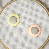 Resting Stitch Face Yellow Gold Magnetic Needle Minder