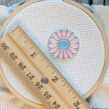 Charitable Rainbow Daisy Flowers Enamel Needleminders