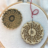 Fuckflake funny hidden F-word Engraved Needle minders Gold Acrylic or Wooden | Cute F*ck F-bomb Mirrored Magnetic Needleminder