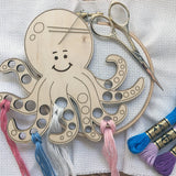 Magnetic Octopus Embroidery Floss Organizer & Needle Minder