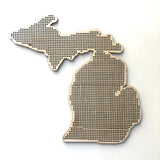 Stitchable Wooden US States Silhouette