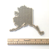 Stitchable Wooden US States Silhouette