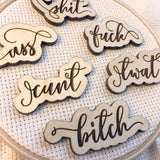 Fancy Swear Words Needle Minders