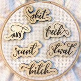Fancy Swear Words Needle Minders