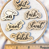 Fancy Swear Words Needle Minders