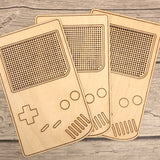 Stitchable Wooden Retro Video Game Handheld Console