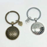 Made With Love Stitchable Empty Keychains - Set of 2
