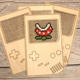 Stitchable Wooden Retro Video Game Handheld Console