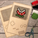 Stitchable Wooden Retro Video Game Handheld Console