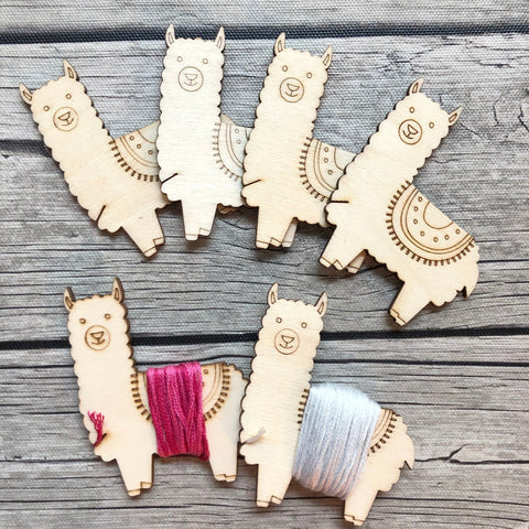 Llama Floss Spools: Set of 4