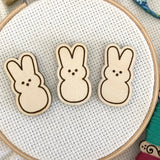 Easter Marshmallow Bunnies Pink, Blue, Rose Gold, Peach