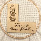 Tea & Cross Stitch Pattern Marker + Needle Minder Bundle