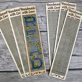 Stitchable Wooden Bookmarks "Handmade with Love (and cuss words)"